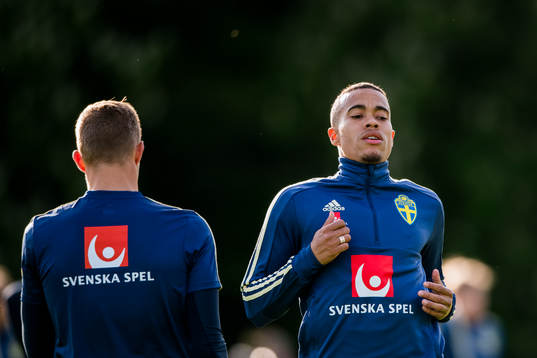 Robin Quaison of the Swedish national football team