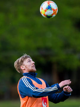 Emil Forsberg of the Swedish national football team