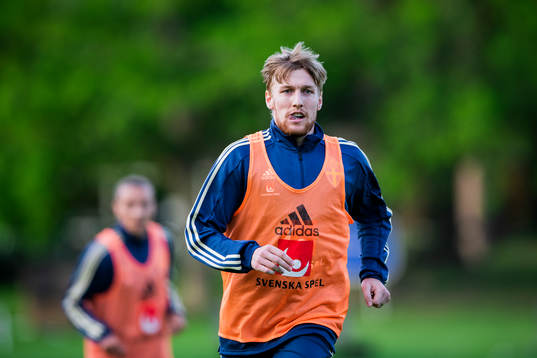 Emil Forsberg of the Swedish national football team