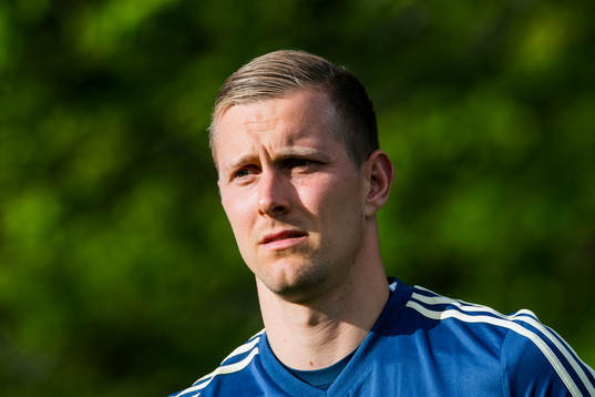 Goalkeeper Karl-Johan Johnsson of the Swedish national