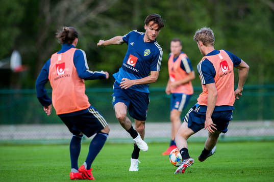 Albin Ekdal of the Swedish national football team