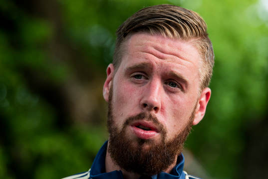 Pontus Jansson of the Swedish national football team speaks