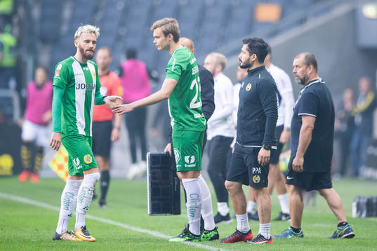 Hammarbys Simon Sandberg byts ut mot Marcus Degerlund