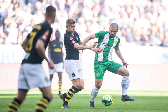 s Anton Salétros och Hammarbys Vladimir Rodic