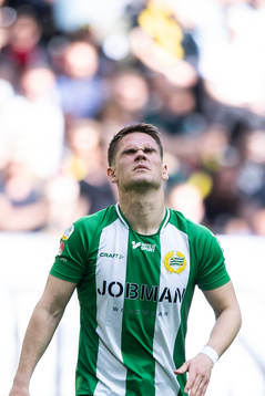 Hammarbys Vidar Örn Kjartansson deppar