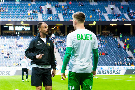Hammarbys assisterande tränare Joachim Björklund med