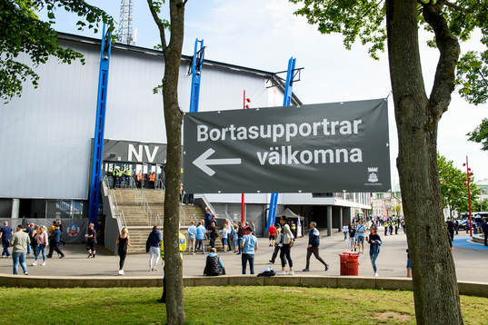 2 Ingången för bortasupportrar