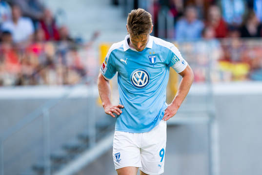 2 Malmö FFs Markus Rosenberg deppar