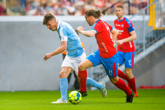 2 Malmö FFs Markus Rosenberg och Helsingborgs Charlie