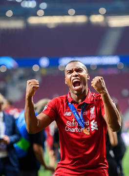 Daniel Sturridge of Liverpool celebrates