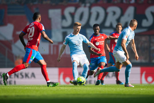 2 Malmö FFs Anders Christiansen och Helsingborgs Mohammed