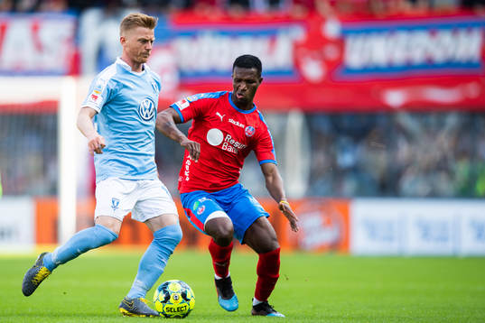 2 Malmö FFs Anders Christiansen och Helsingborgs Mohammed