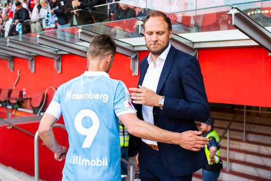 2 Malmö FFs Markus Rosenberg och Helsingborgs Andreas