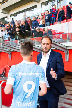 2 Malmö FFs Markus Rosenberg och Helsingborgs Andreas