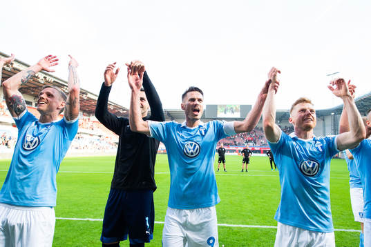 2 Malmö FFsSören Rieks, Markus Rosenberg och Anders