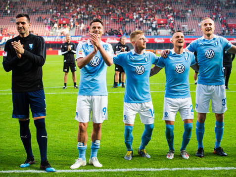 2 Malmö FFs målvakt Dusan Melicharek, Markus Rosenberg,