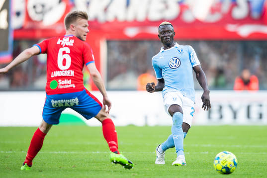 2 Helsingborgs Andreas Landgren och Malmö FFs Bonke
