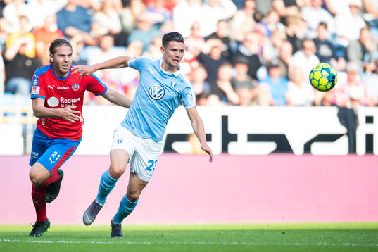 2 Helsingborgs Charlie Weberg och Malmö FFs Marcus