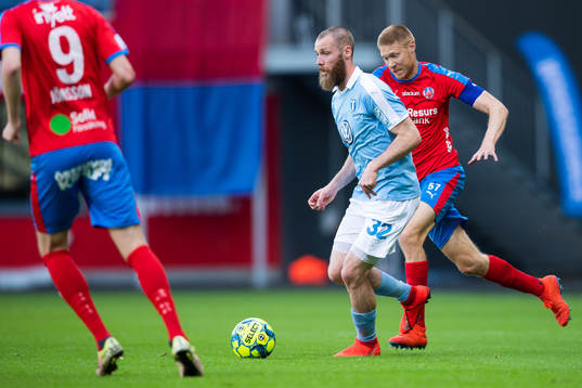 2 Malmö FFs Jo Inge Berget och Helsingborgs Markus
