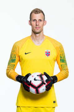 Goalkeeper André Hansen of Norway poses for a portrait