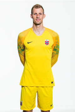 Goalkeeper André Hansen of Norway poses for a portrait