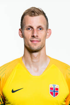 Goalkeeper André Hansen of Norway poses for a portrait
