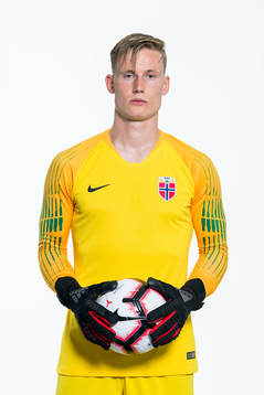 Goalkeeper Sondre Rossbach of Norway poses for a portrait