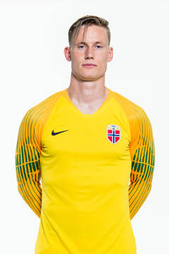 Goalkeeper Sondre Rossbach of Norway poses for a portrait