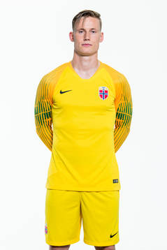 Goalkeeper Sondre Rossbach of Norway poses for a portrait
