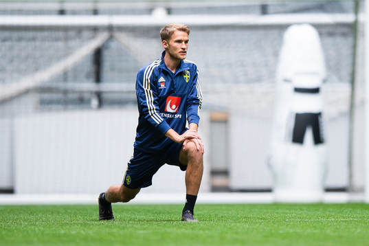 Sebastian Andersson of the Swedish national football team