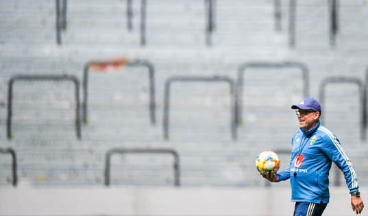Janne Andersson, head coach of the Swedish national
