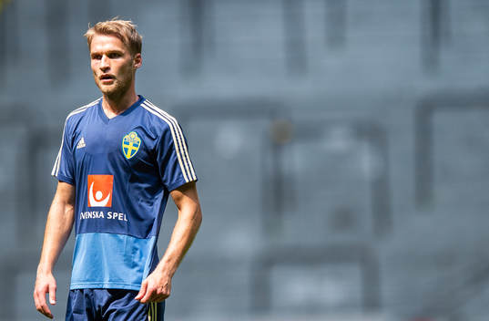 Sebastian Andersson of the Swedish national football team