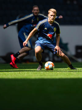 Sebastian Andersson  of the Swedish national football team