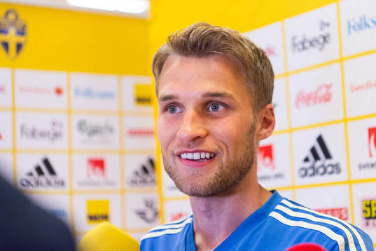 Sebastian Andersson of the Swedish national football team