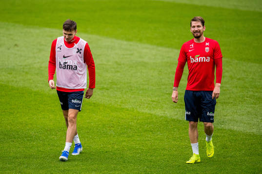 Ole Kristian Selnæs and Stefan Strandberg of Norway