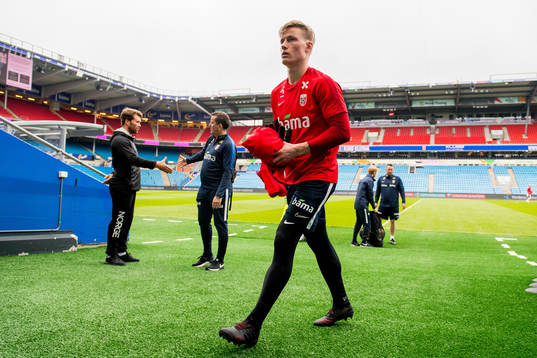 Goalkeeper Sondre Rossbach of Norway