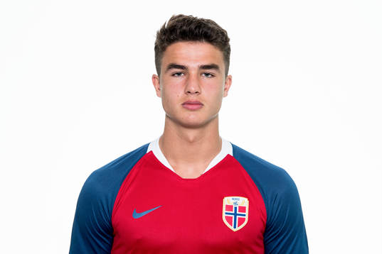 Filip Møller Delaveris of Norway poses for a portrait