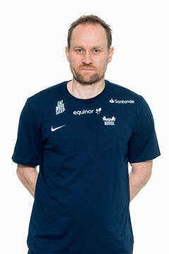 Geir Frigård, assistant coach of G19, poses for a portrait