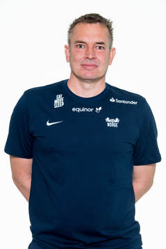 Onar Nymoen, goalkeeper coach of G19, poses for a portrait