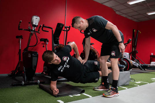 Malmö Redhawks Henrik Hetta och Frederik Storm