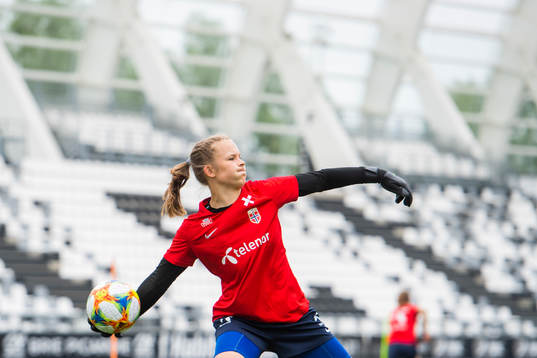 Goalkeeper Oda Maria Hove Bogstad of Norway