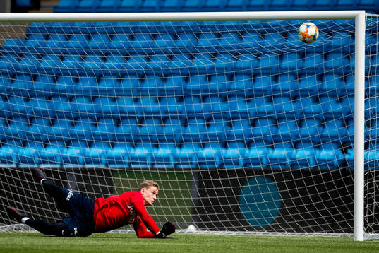 Goalkeeper Sondre Rossbach of Norway