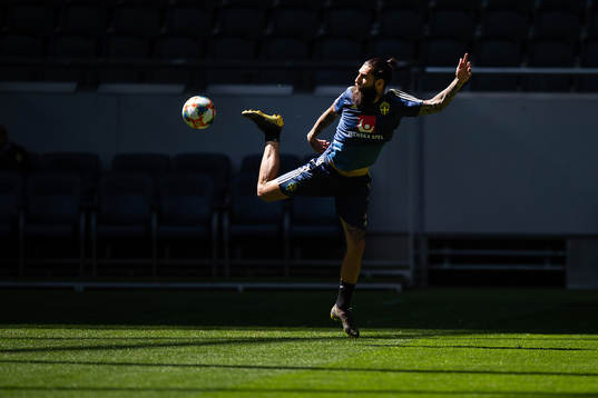 Jimmy Durmaz of the Swedish national football team