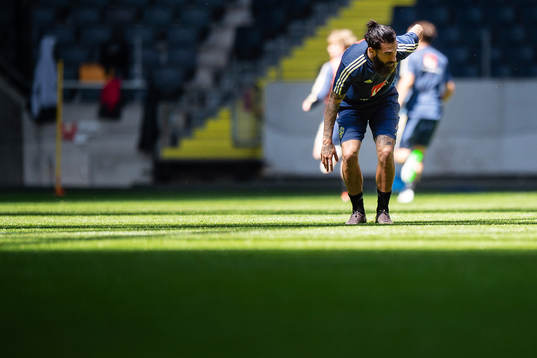 Jimmy Durmaz of the Swedish national football team