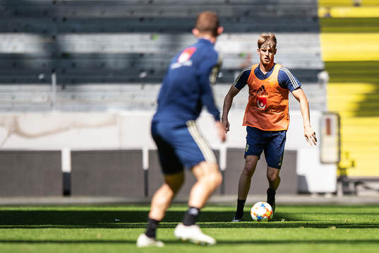 Filip Helander of the Swedish national football team