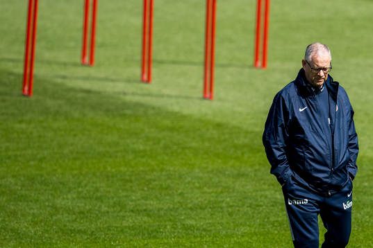 Lars Lagerbäck, head coach of Norway