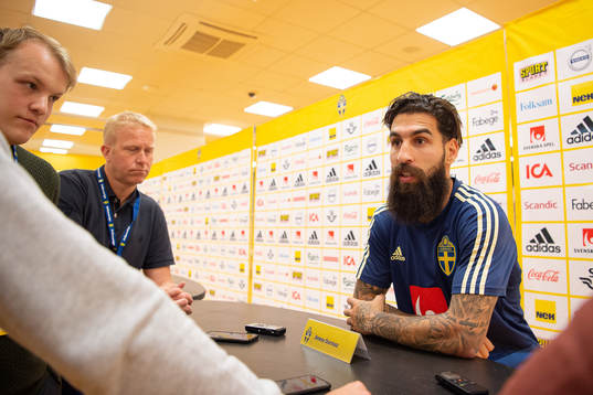 Jimmy Durmaz of the Swedish national football team