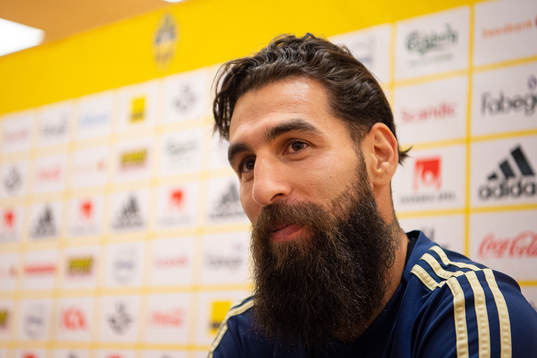 Jimmy Durmaz of the Swedish national football team