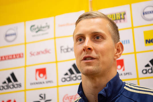 Goalkeeper Karl-Johan Johnsson of the Swedish national