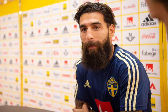 Jimmy Durmaz of the Swedish national football team